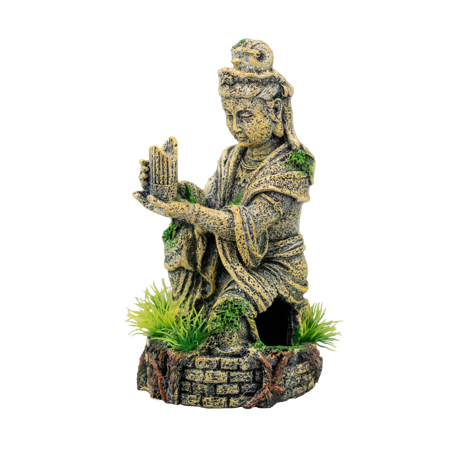 Decorazione in resina Decorart Oriental Statue 10x10x17,5 cm per acquari dolci e marini Decorazione in resina Decorart Oriental Statue 10x10x17,5 cm per acquari dolci e marini